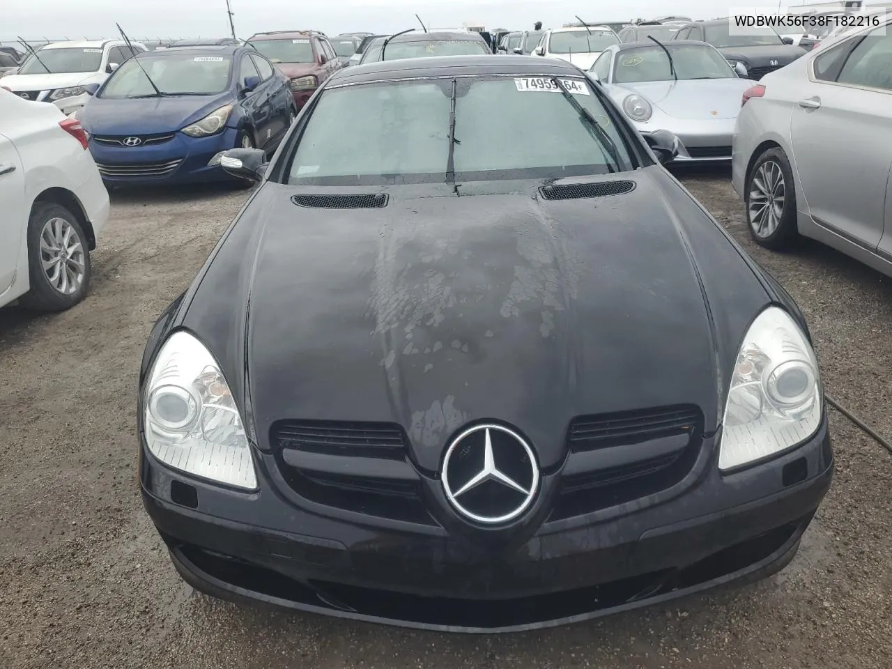 2008 Mercedes-Benz Slk 350 VIN: WDBWK56F38F182216 Lot: 74959864