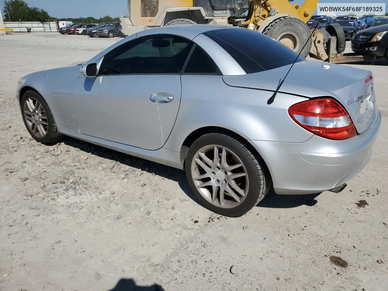 2008 Mercedes-Benz Slk 280 VIN: WDBWK54F68F189325 Lot: 75821874