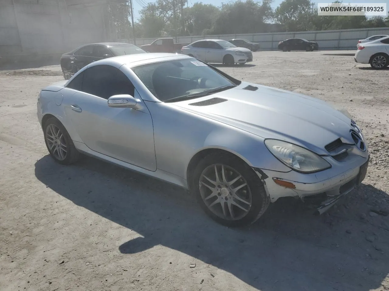 2008 Mercedes-Benz Slk 280 VIN: WDBWK54F68F189325 Lot: 75821874