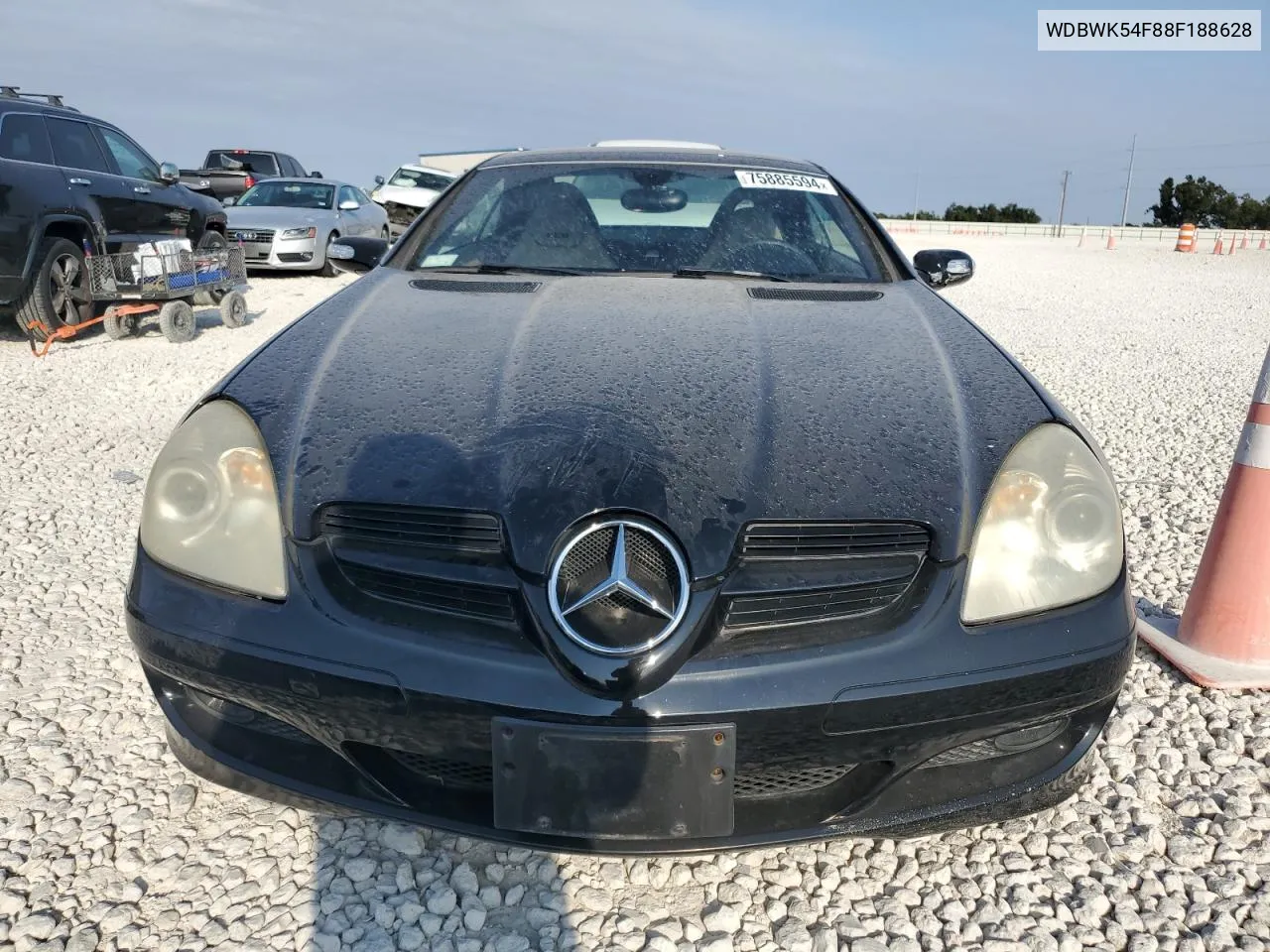 2008 Mercedes-Benz Slk 280 VIN: WDBWK54F88F188628 Lot: 75885594