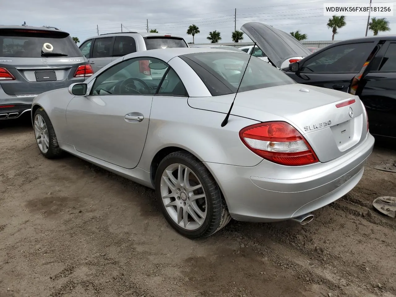 2008 Mercedes-Benz Slk 350 VIN: WDBWK56FX8F181256 Lot: 76898704