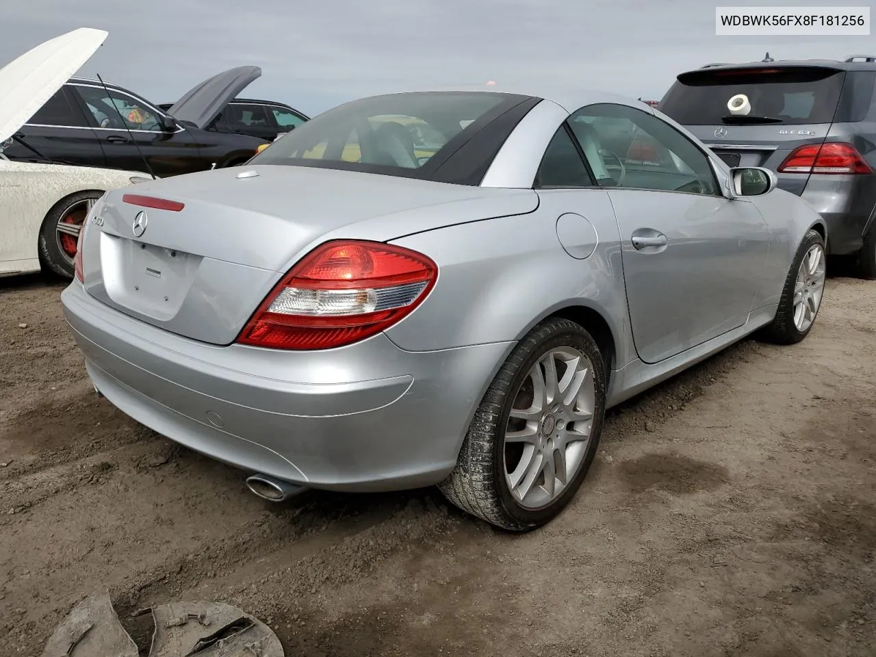 2008 Mercedes-Benz Slk 350 VIN: WDBWK56FX8F181256 Lot: 76898704