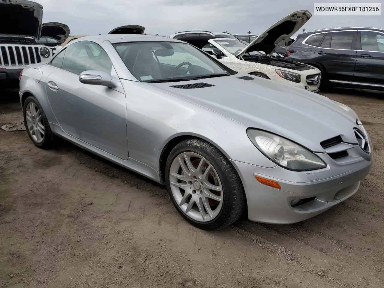 2008 Mercedes-Benz Slk 350 VIN: WDBWK56FX8F181256 Lot: 76898704