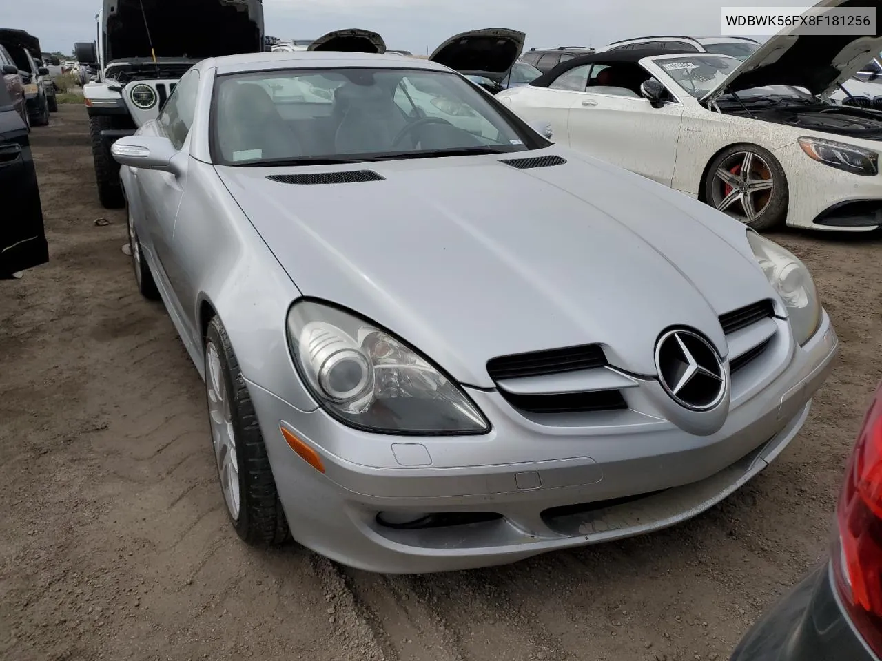 2008 Mercedes-Benz Slk 350 VIN: WDBWK56FX8F181256 Lot: 76898704