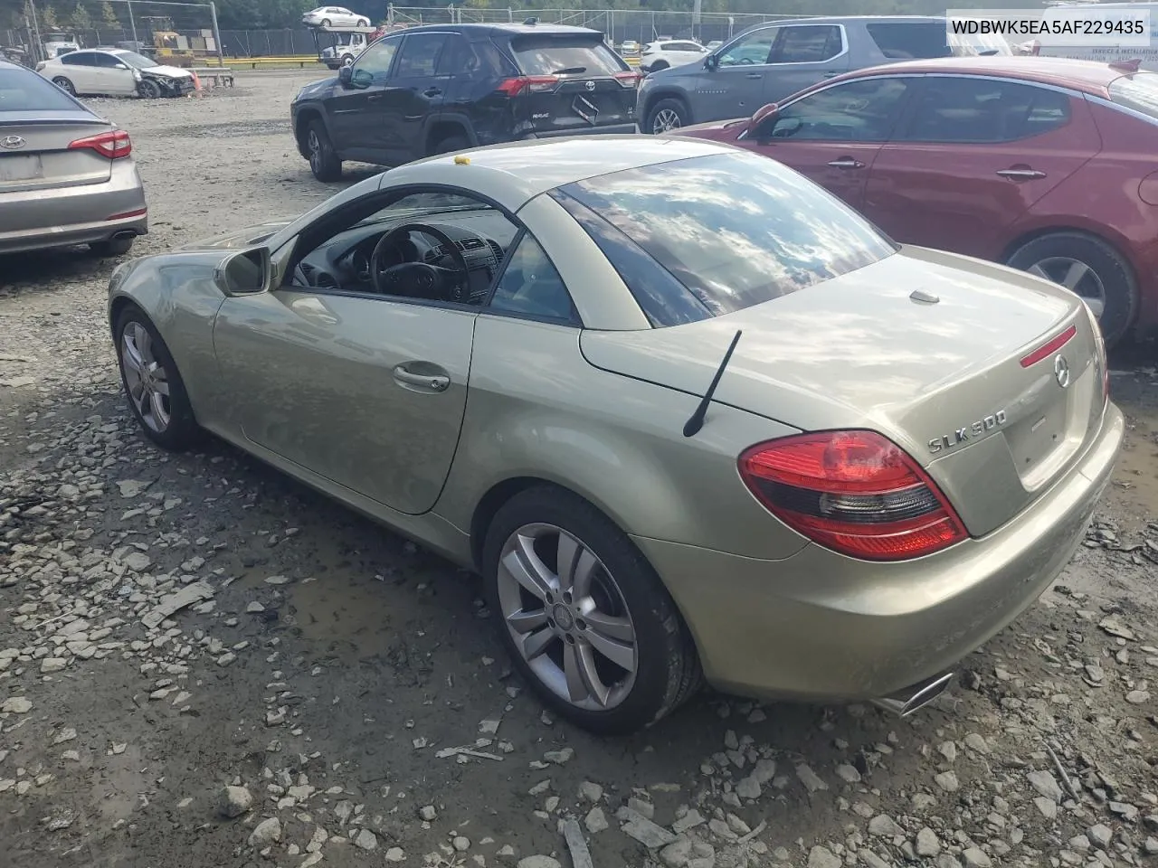 2010 Mercedes-Benz Slk 300 VIN: WDBWK5EA5AF229435 Lot: 68993834