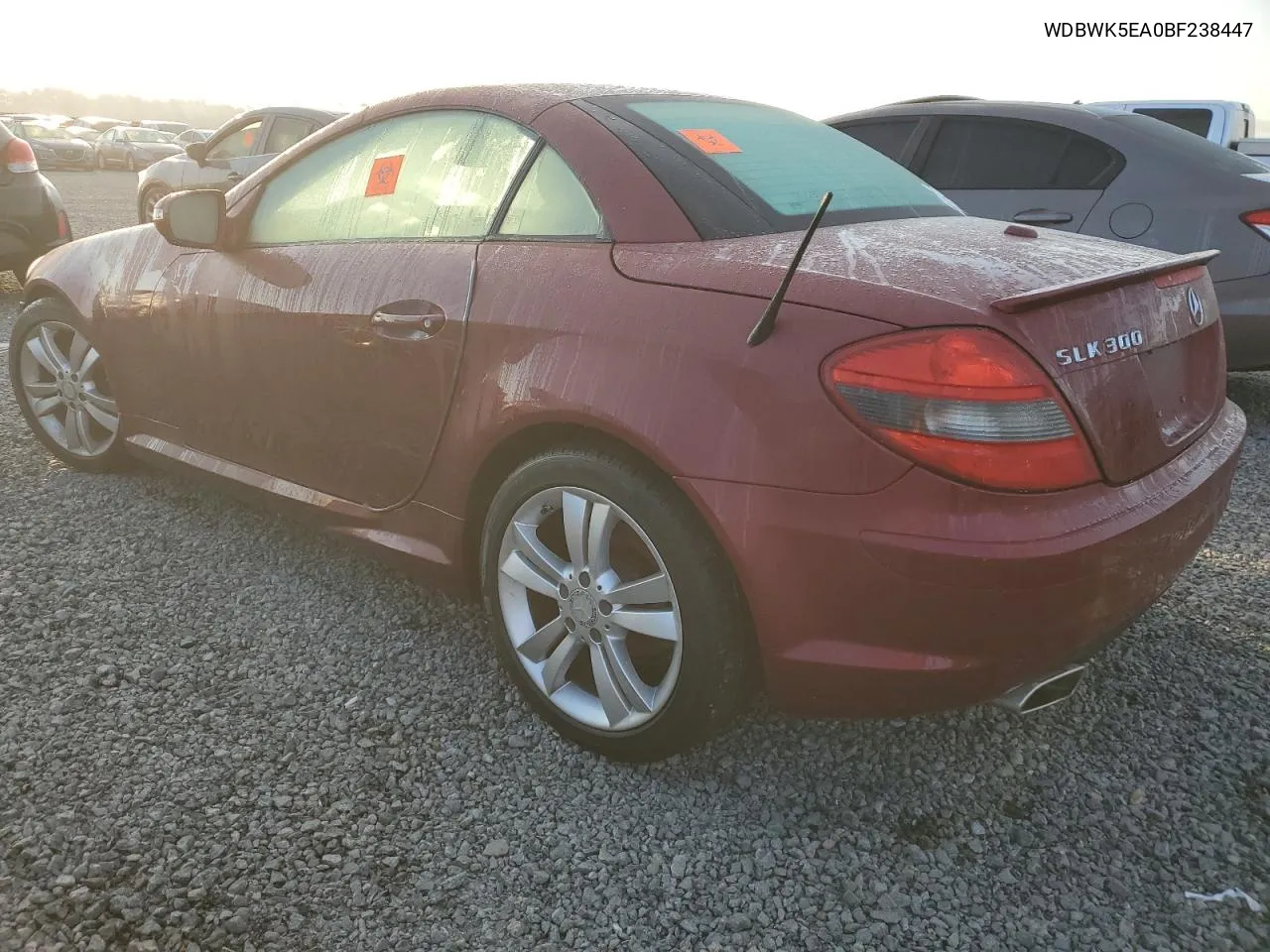 2011 Mercedes-Benz Slk 300 VIN: WDBWK5EA0BF238447 Lot: 74423984