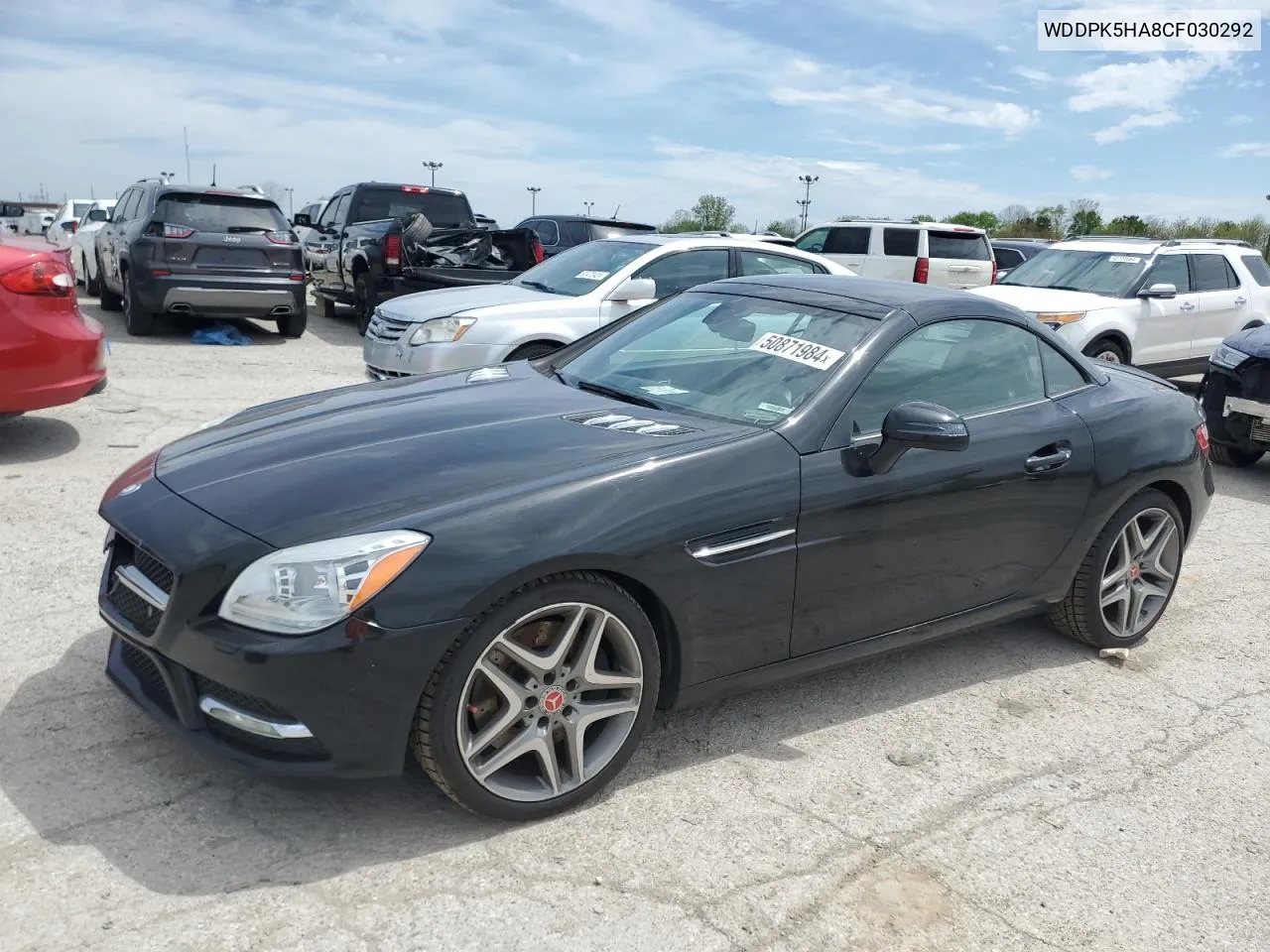 2012 Mercedes-Benz Slk 350 VIN: WDDPK5HA8CF030292 Lot: 50871984