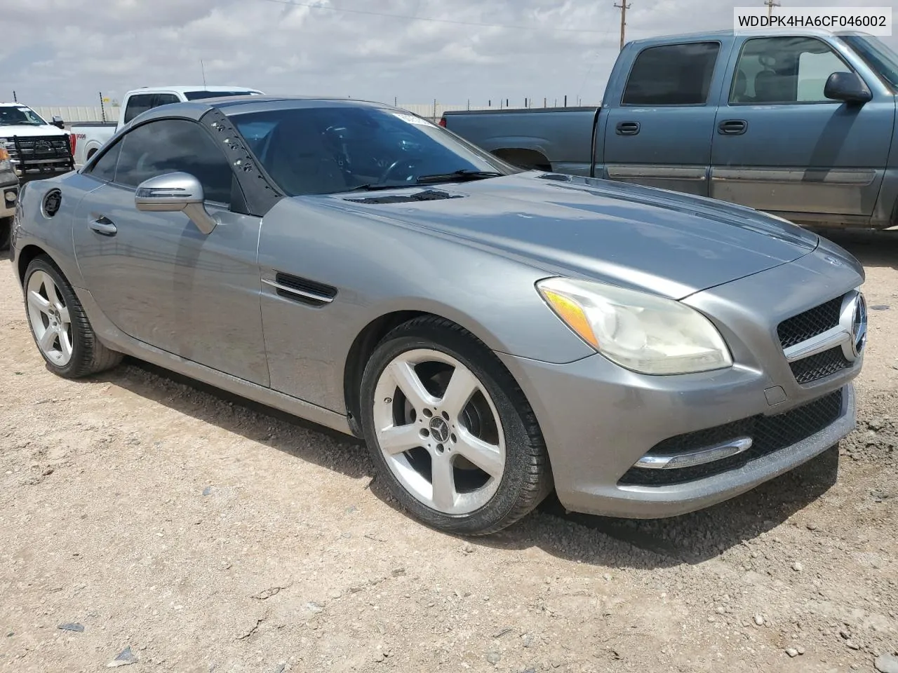 2012 Mercedes-Benz Slk 250 VIN: WDDPK4HA6CF046002 Lot: 60751324