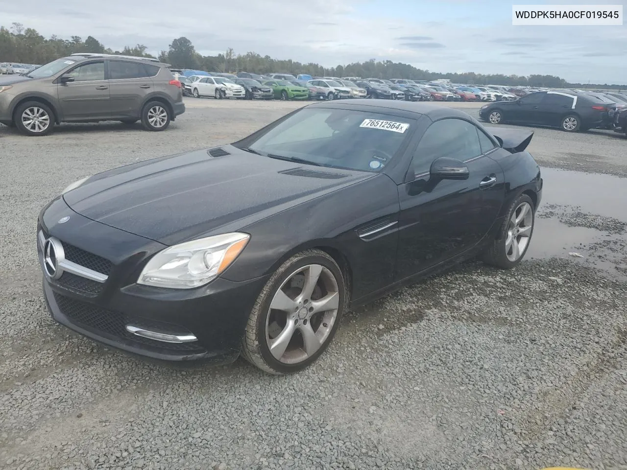 2012 Mercedes-Benz Slk 350 VIN: WDDPK5HA0CF019545 Lot: 76512564