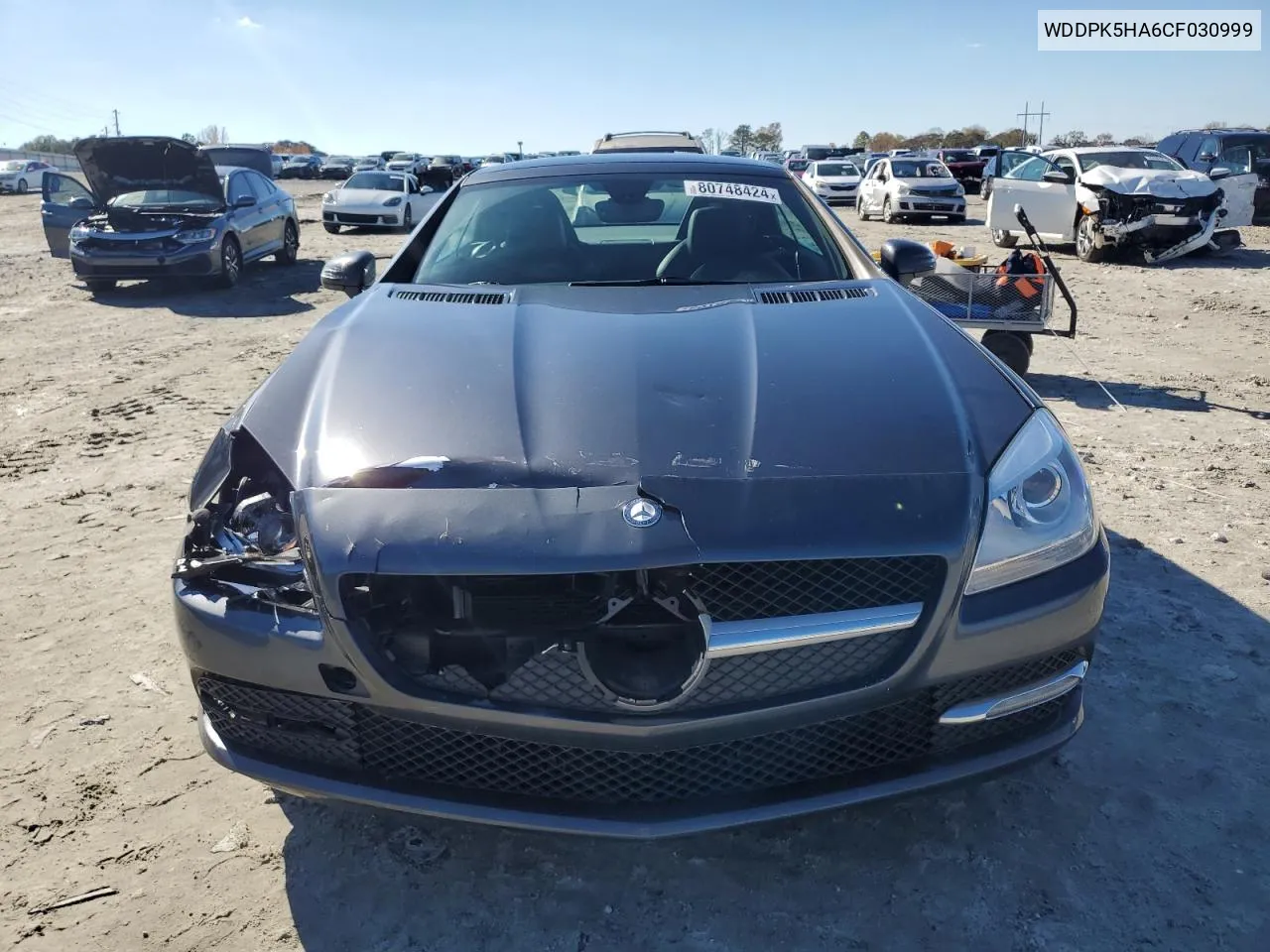 2012 Mercedes-Benz Slk 350 VIN: WDDPK5HA6CF030999 Lot: 80748424