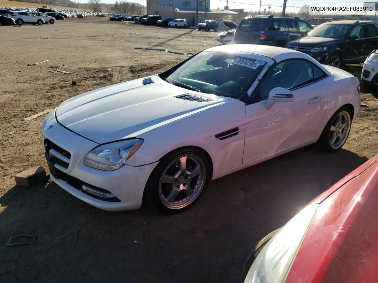 2014 Mercedes-Benz Slk 250 VIN: WDDPK4HA2EF083910 Lot: 39800793