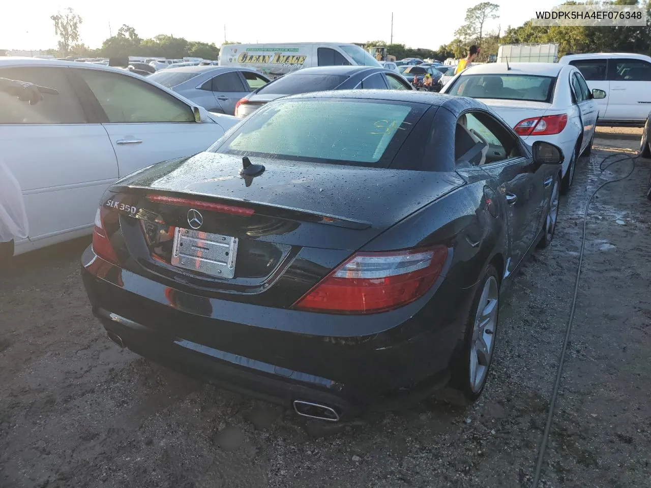 2014 Mercedes-Benz Slk 350 VIN: WDDPK5HA4EF076348 Lot: 73829014