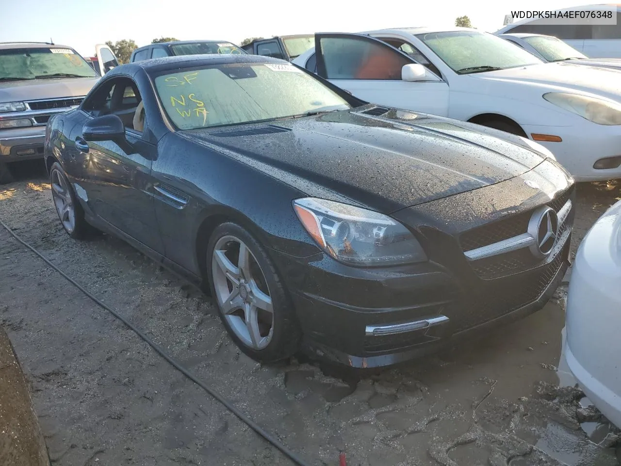 2014 Mercedes-Benz Slk 350 VIN: WDDPK5HA4EF076348 Lot: 73829014