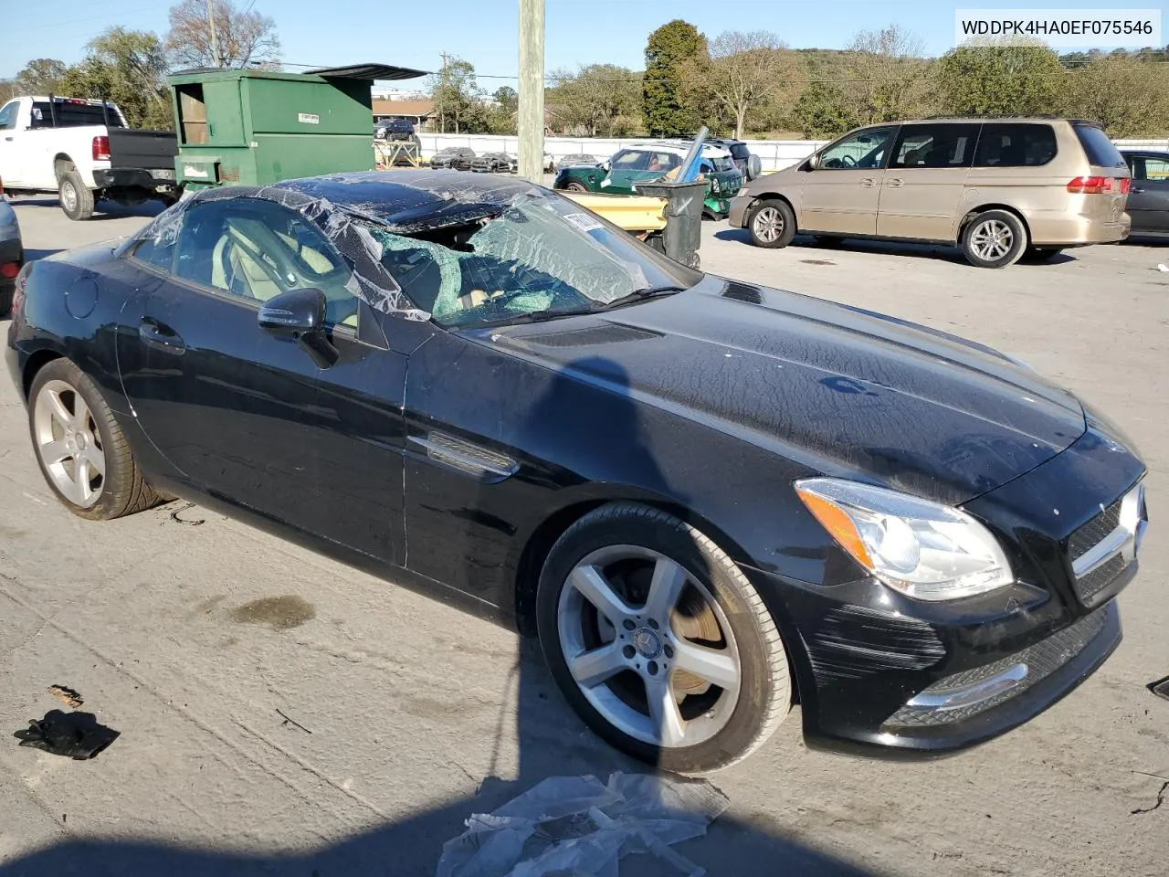 2014 Mercedes-Benz Slk 250 VIN: WDDPK4HA0EF075546 Lot: 76831824