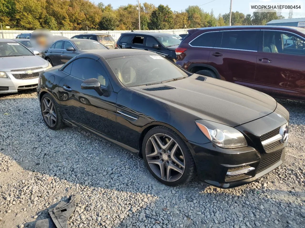 2014 Mercedes-Benz Slk 350 VIN: WDDPK5HA1EF080454 Lot: 77877544