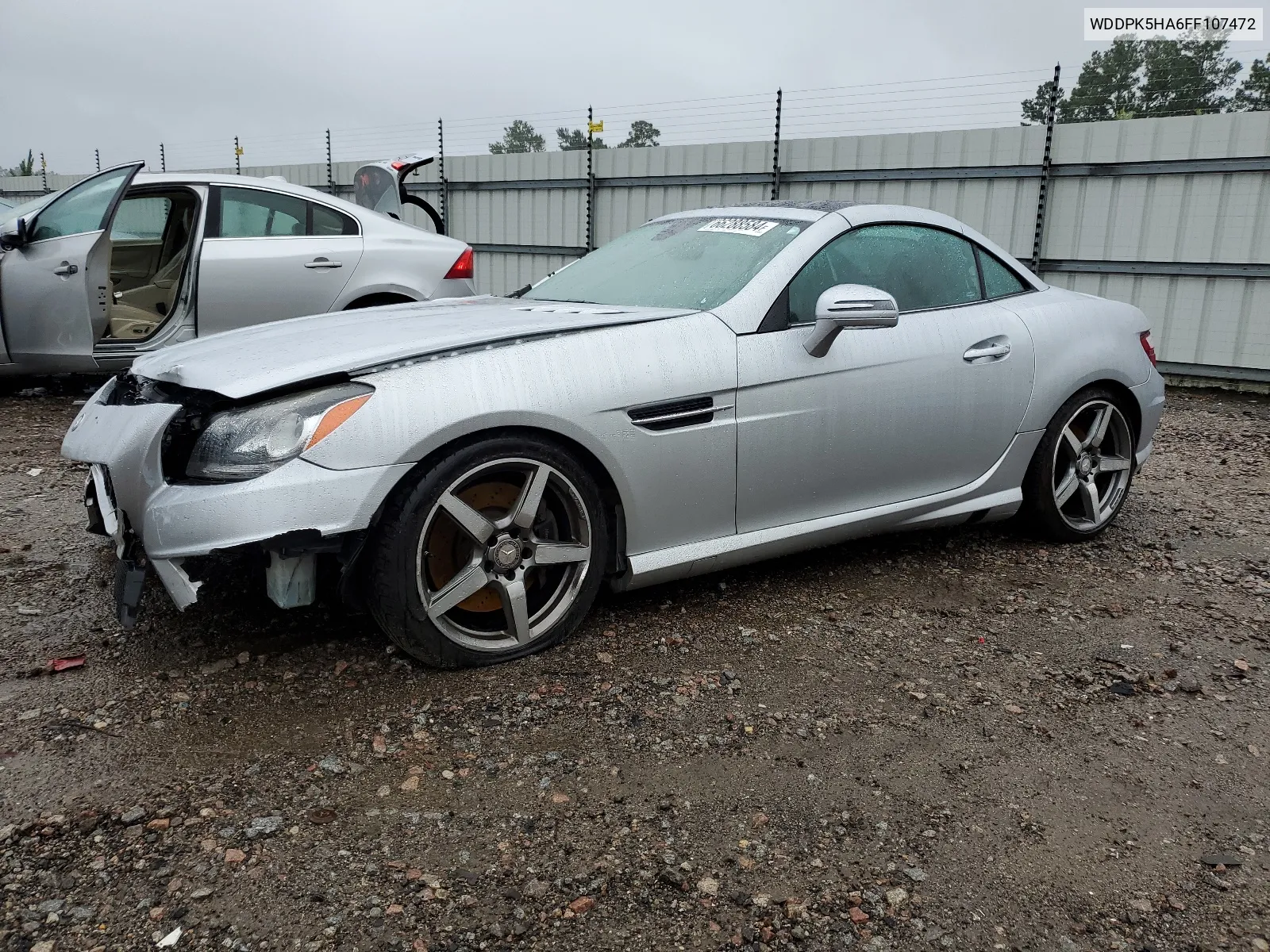 2015 Mercedes-Benz Slk 350 VIN: WDDPK5HA6FF107472 Lot: 66288584