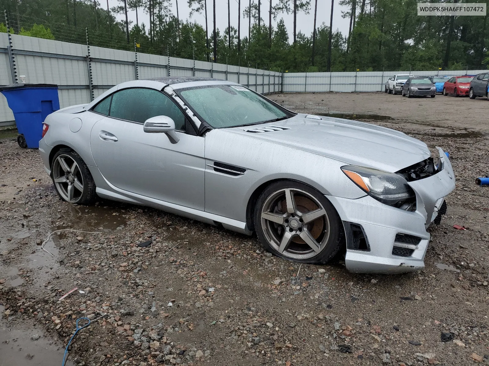 2015 Mercedes-Benz Slk 350 VIN: WDDPK5HA6FF107472 Lot: 66288584