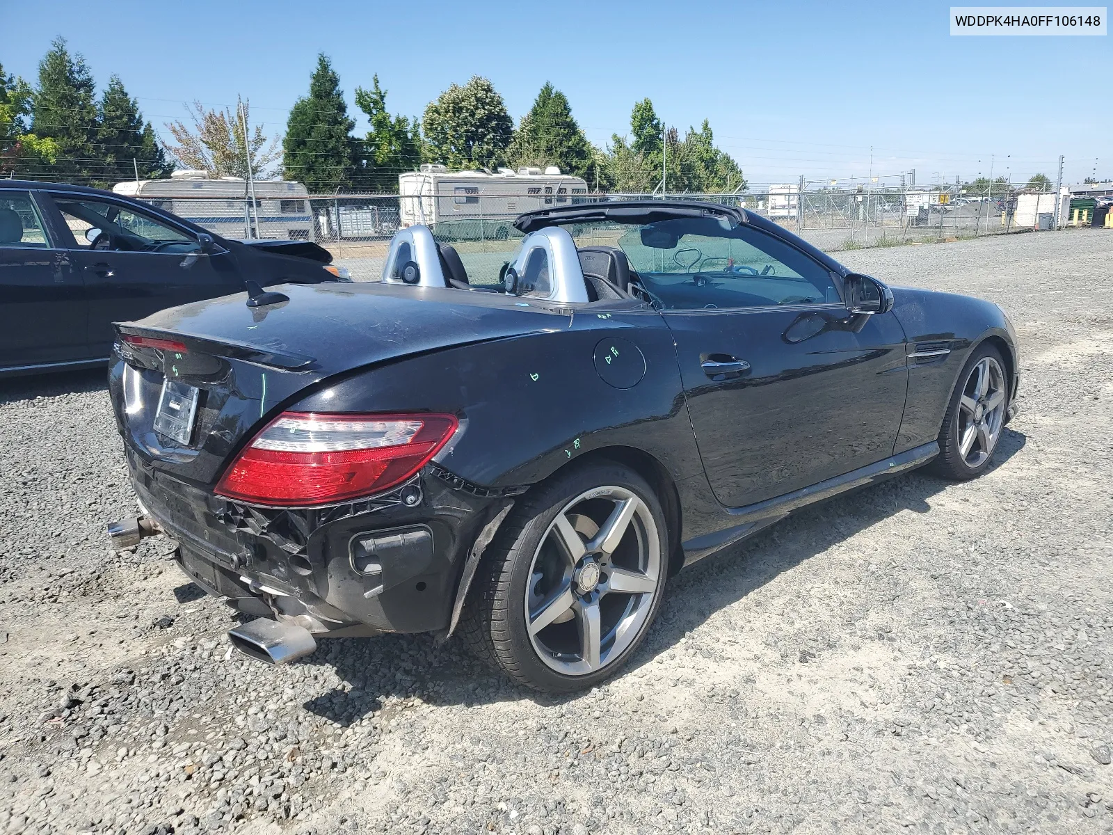 2015 Mercedes-Benz Slk 250 VIN: WDDPK4HA0FF106148 Lot: 68280404