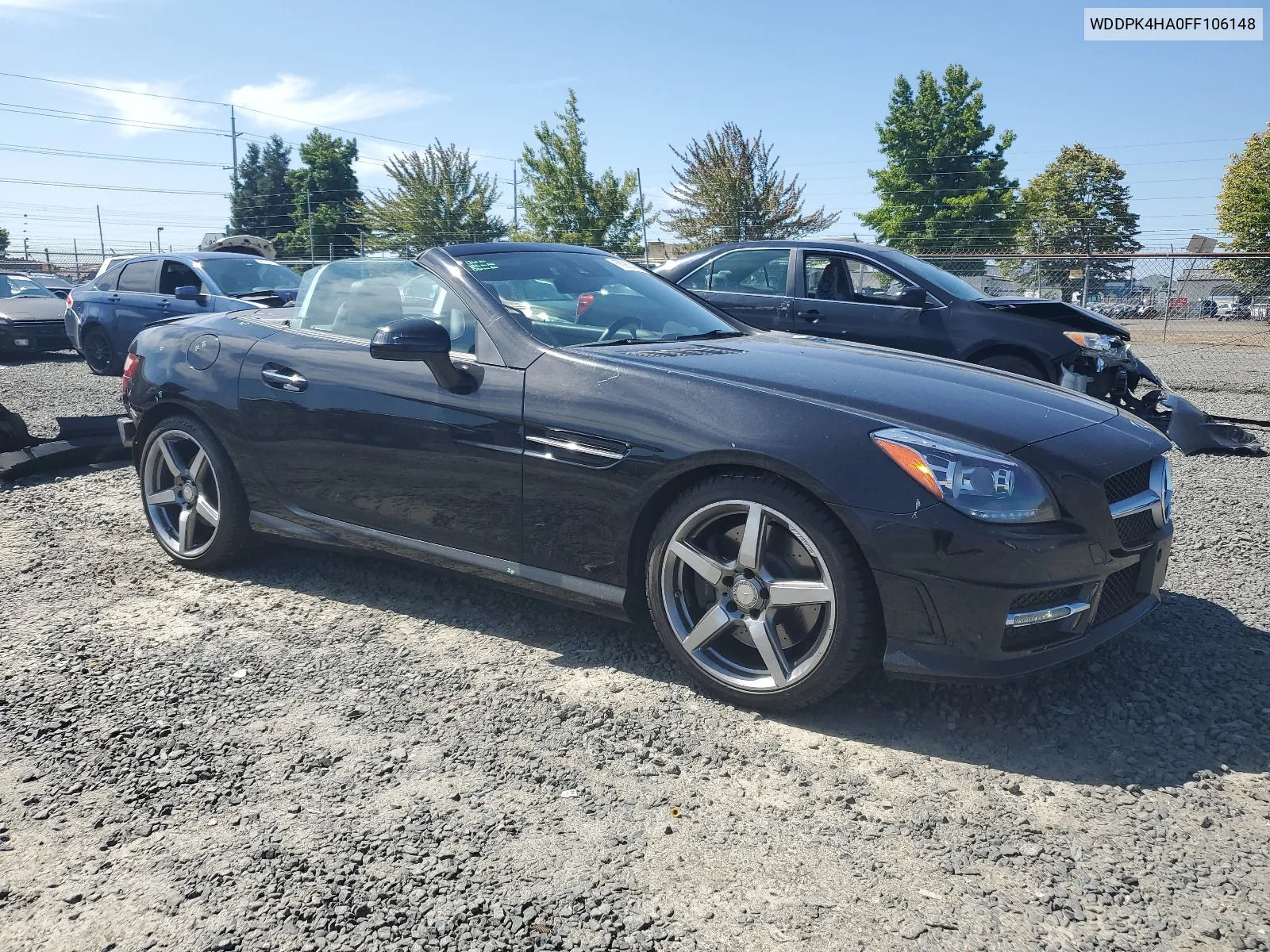 2015 Mercedes-Benz Slk 250 VIN: WDDPK4HA0FF106148 Lot: 68280404