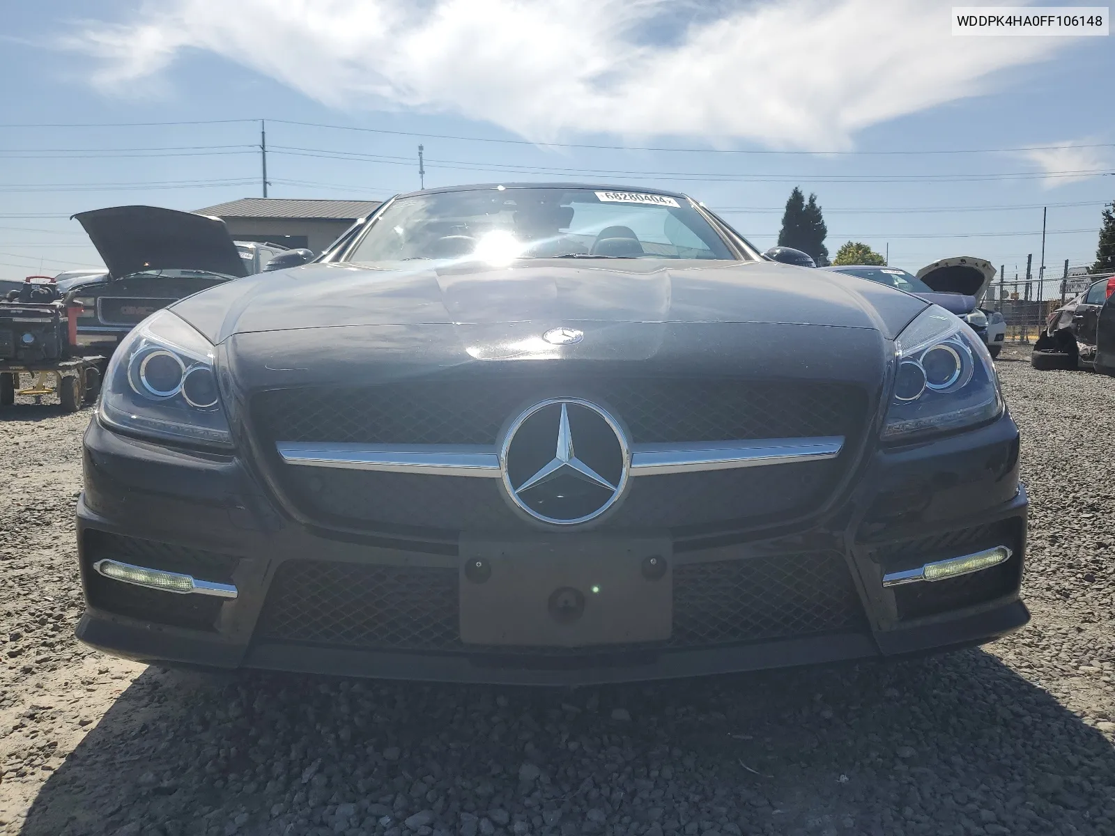 2015 Mercedes-Benz Slk 250 VIN: WDDPK4HA0FF106148 Lot: 68280404