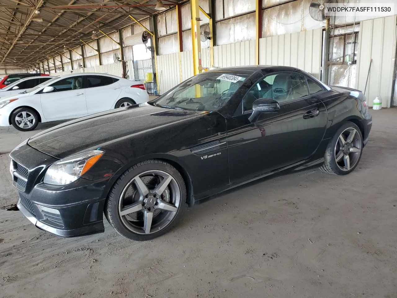 2015 Mercedes-Benz Slk 55 Amg VIN: WDDPK7FA5FF111530 Lot: 69940384