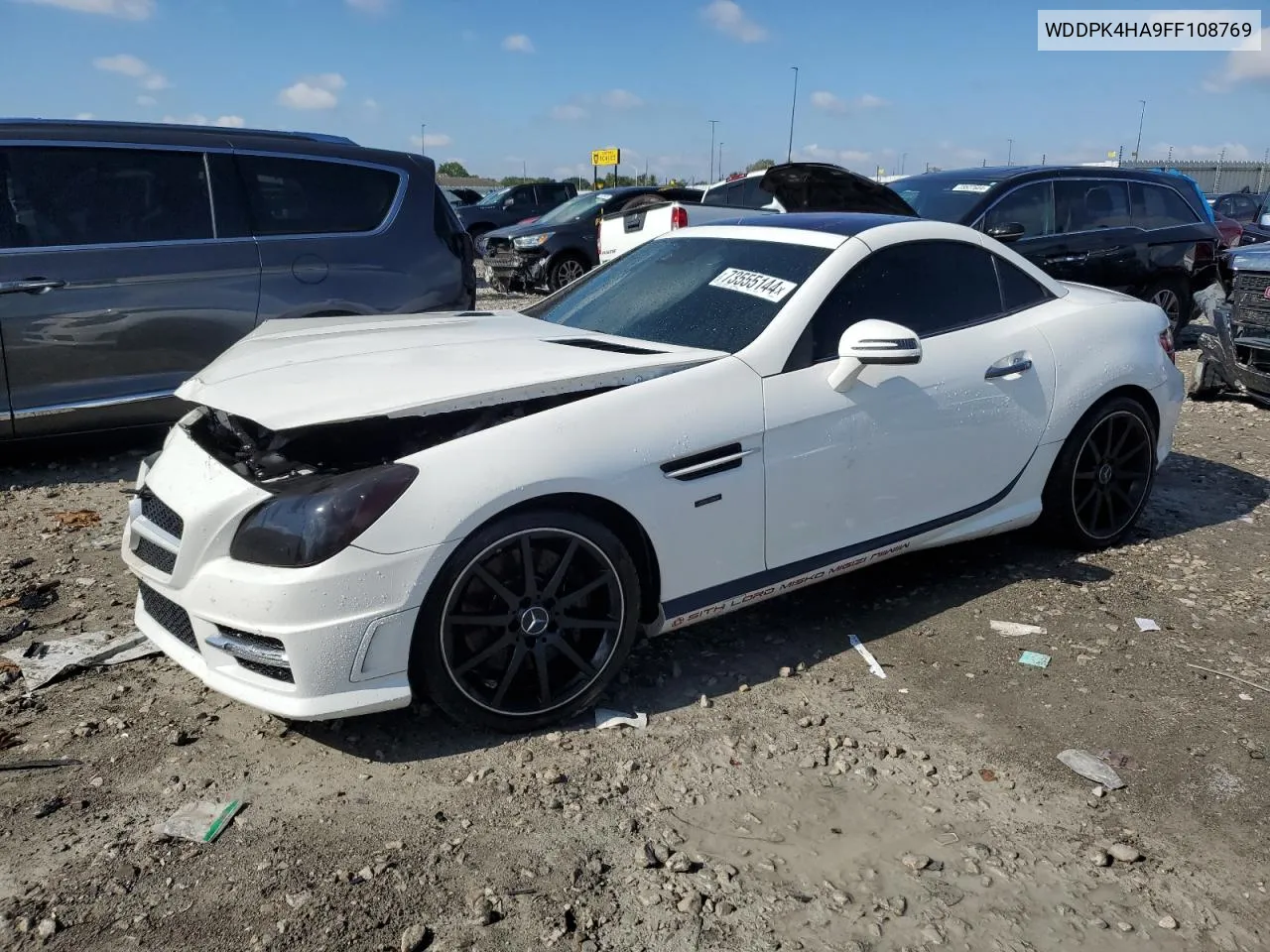 2015 Mercedes-Benz Slk 250 VIN: WDDPK4HA9FF108769 Lot: 73555144