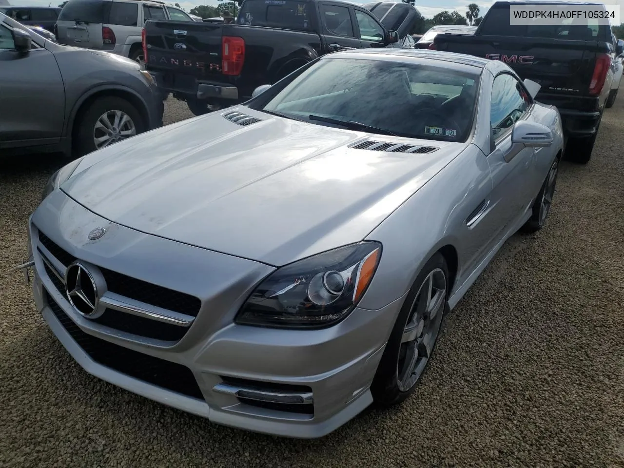 2015 Mercedes-Benz Slk 250 VIN: WDDPK4HA0FF105324 Lot: 74501644