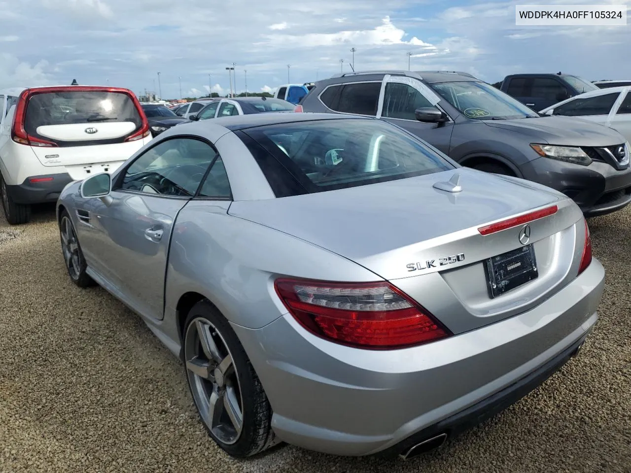 2015 Mercedes-Benz Slk 250 VIN: WDDPK4HA0FF105324 Lot: 74501644