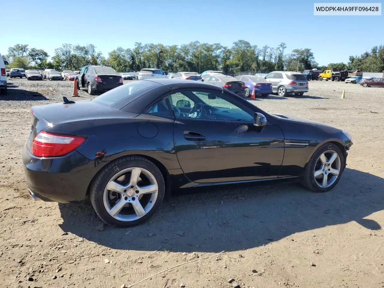 2015 Mercedes-Benz Slk 250 VIN: WDDPK4HA9FF096428 Lot: 74772284