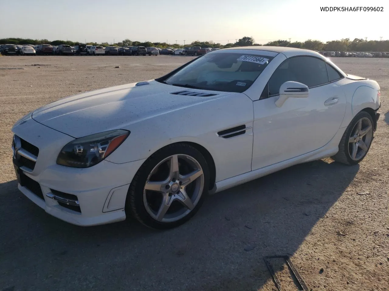 2015 Mercedes-Benz Slk 350 VIN: WDDPK5HA6FF099602 Lot: 76777564