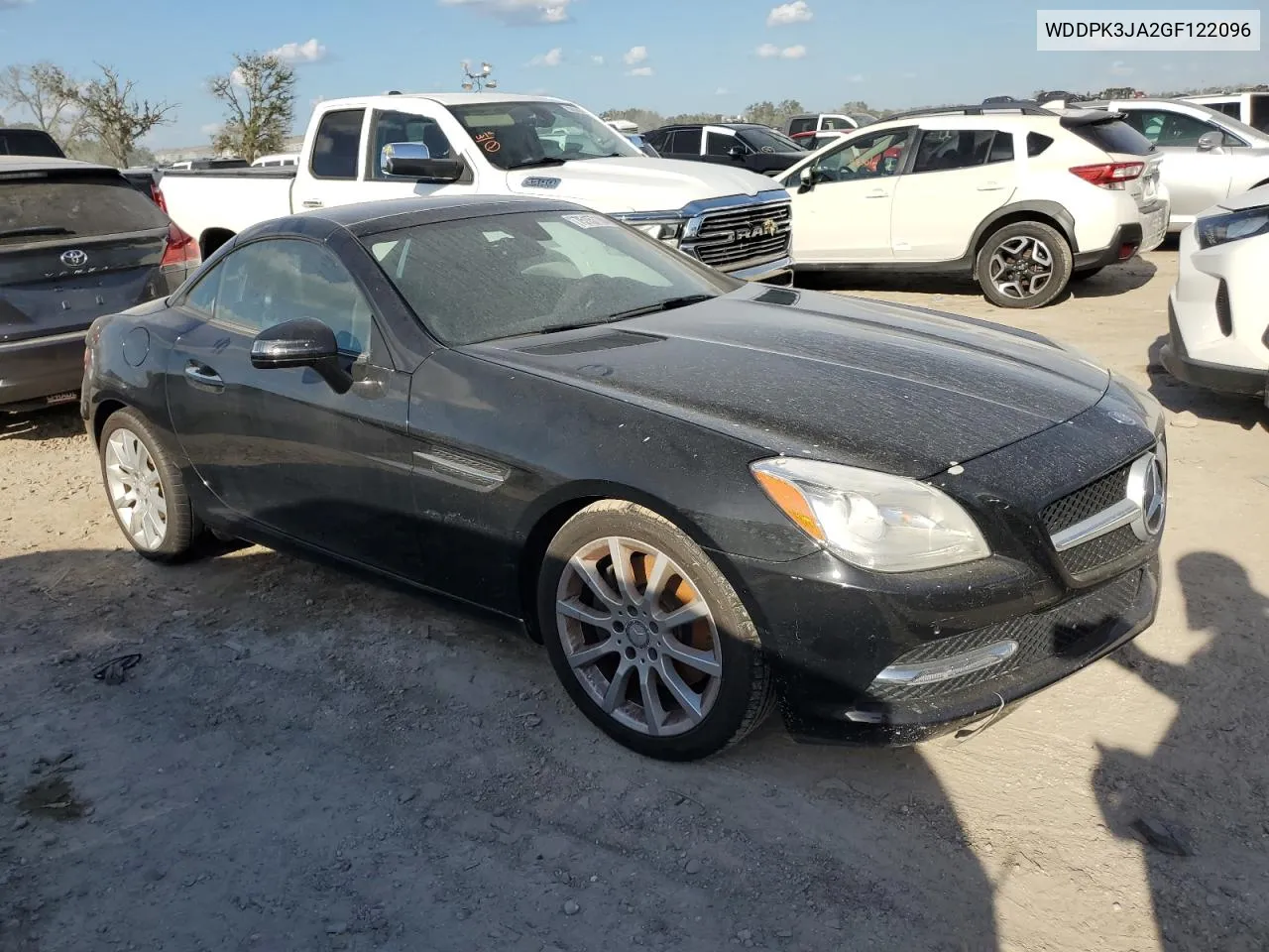 2016 Mercedes-Benz Slk 300 VIN: WDDPK3JA2GF122096 Lot: 75157184