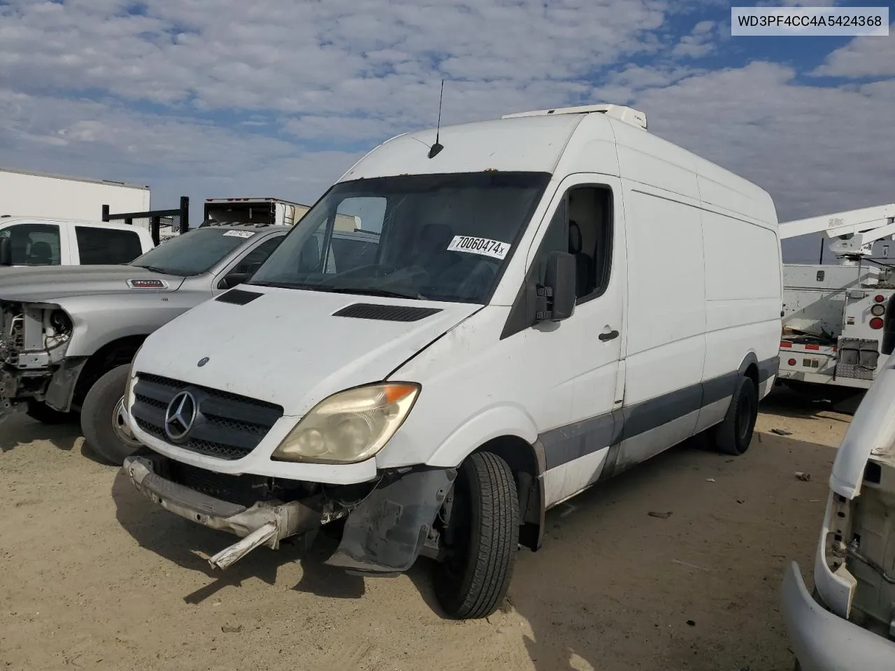 2010 Mercedes-Benz Sprinter 3500 VIN: WD3PF4CC4A5424368 Lot: 70060474