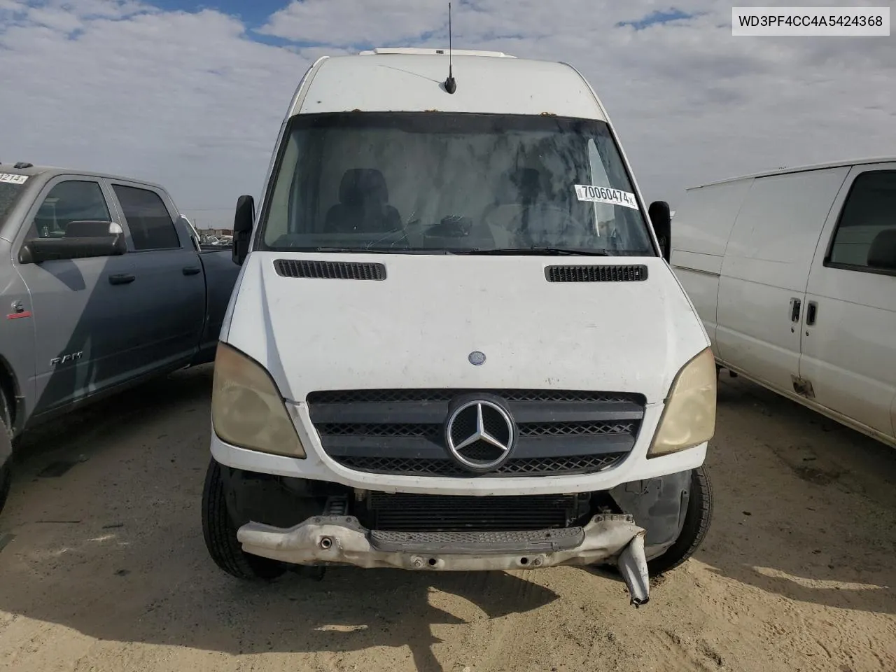 2010 Mercedes-Benz Sprinter 3500 VIN: WD3PF4CC4A5424368 Lot: 70060474