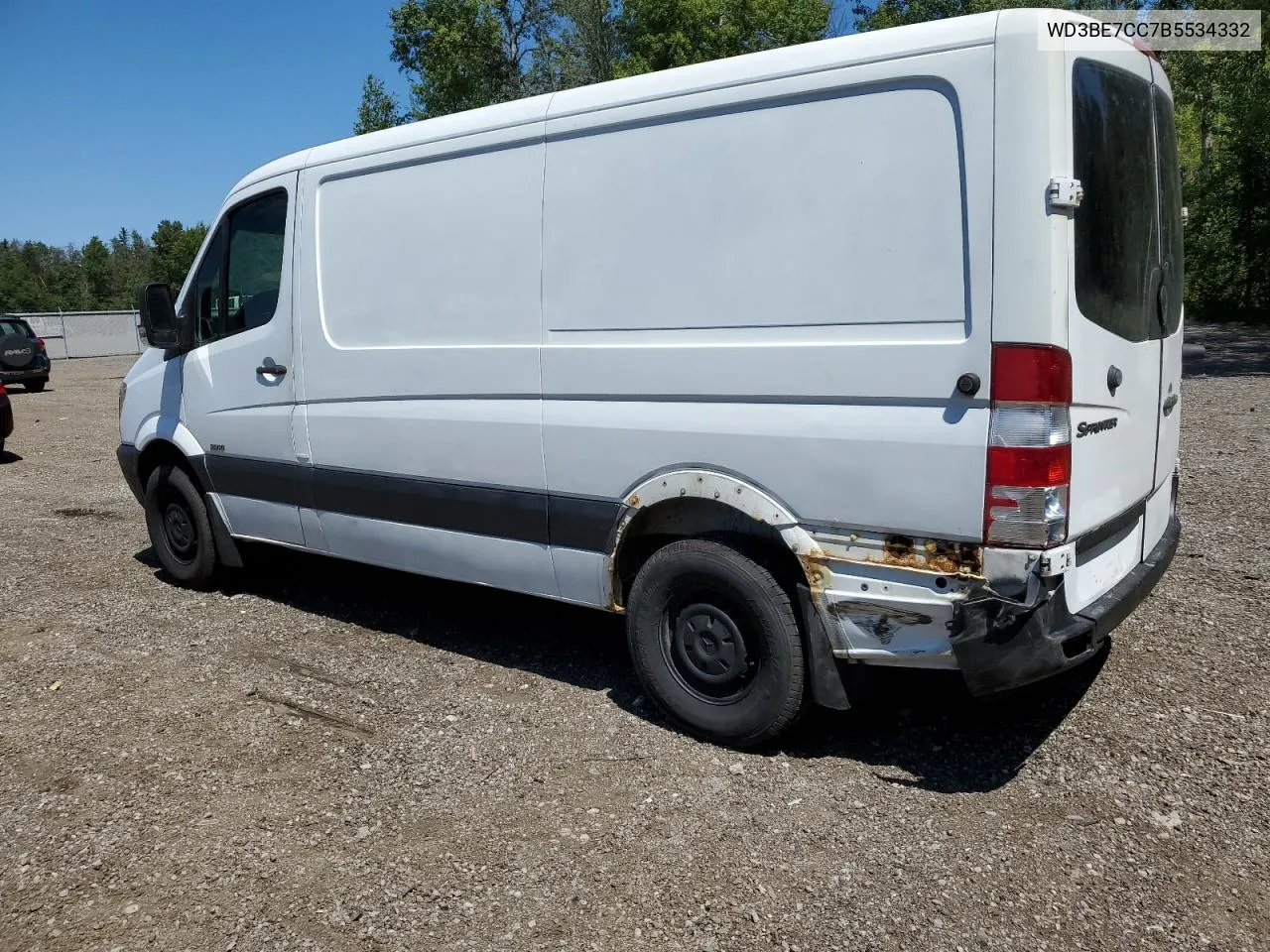 2011 Mercedes-Benz Sprinter 2500 VIN: WD3BE7CC7B5534332 Lot: 66469714