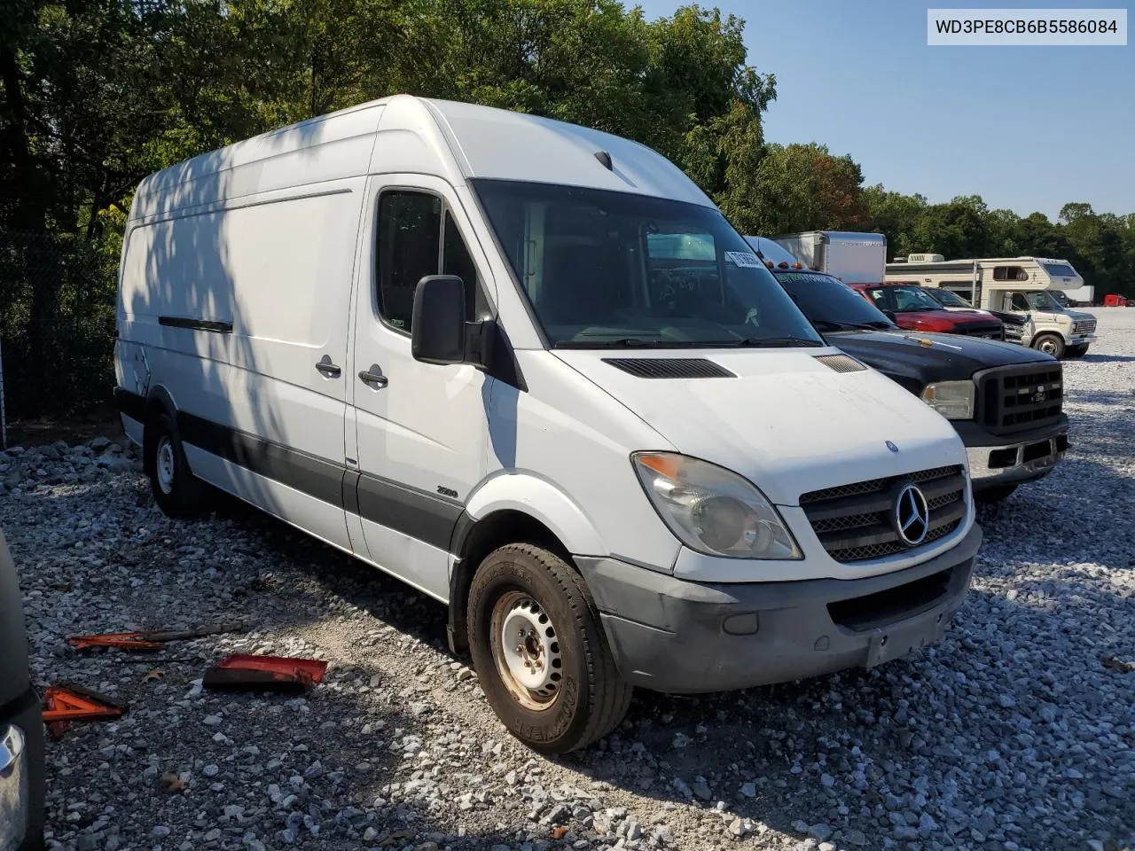 2011 Mercedes-Benz Sprinter 2500 VIN: WD3PE8CB6B5586084 Lot: 70168564