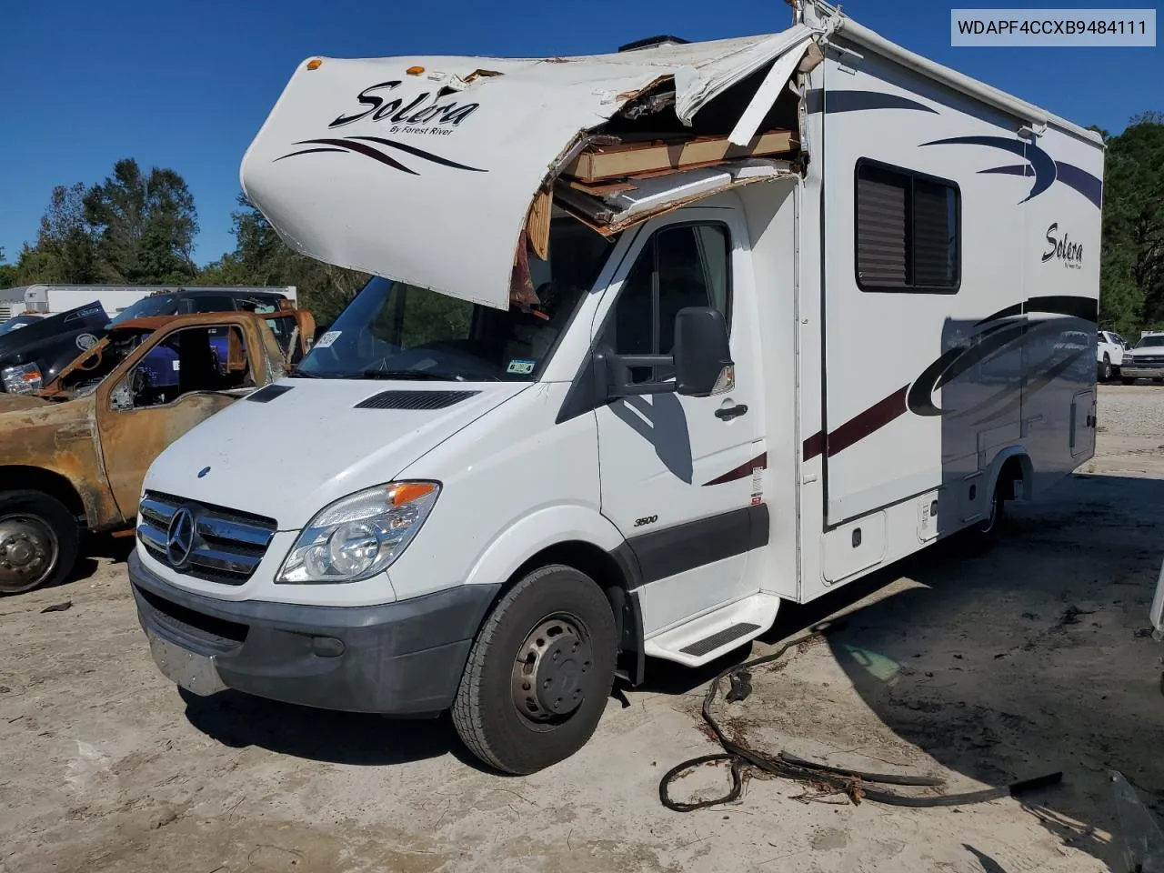 2011 Mercedes-Benz Sprinter 3500 VIN: WDAPF4CCXB9484111 Lot: 74591024