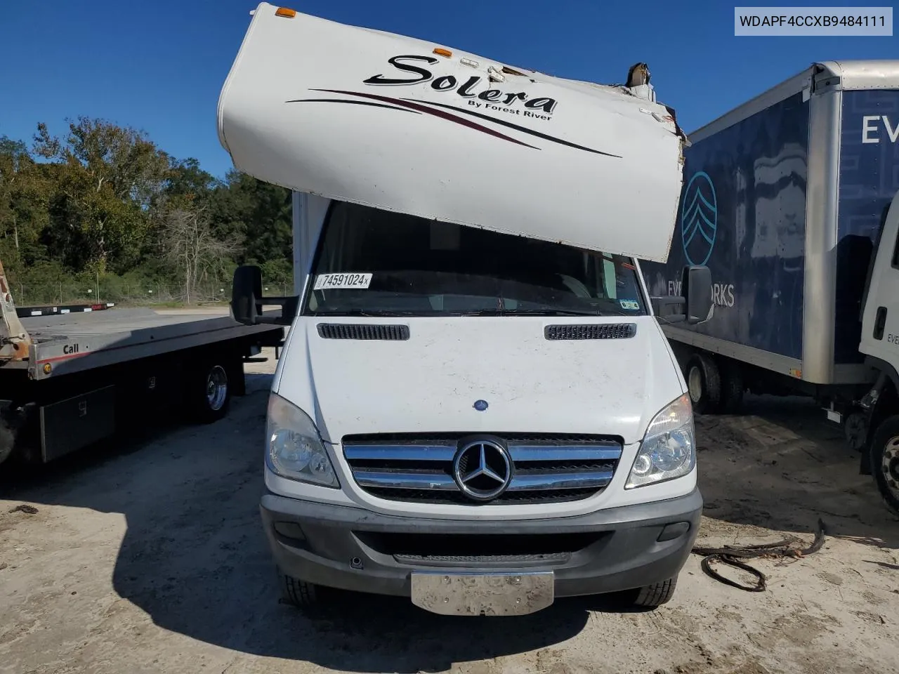 2011 Mercedes-Benz Sprinter 3500 VIN: WDAPF4CCXB9484111 Lot: 74591024