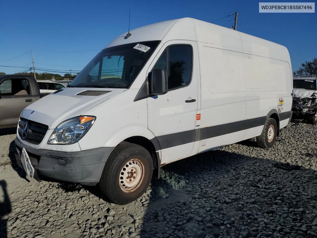 2011 Mercedes-Benz Sprinter 2500 VIN: WD3PE8CB1B5587496 Lot: 75341714