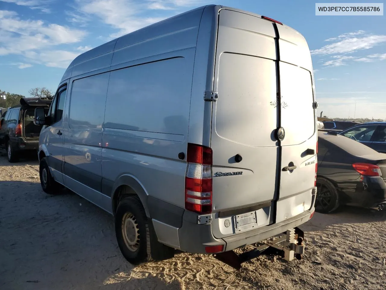 2011 Mercedes-Benz Sprinter 2500 VIN: WD3PE7CC7B5585786 Lot: 76519784