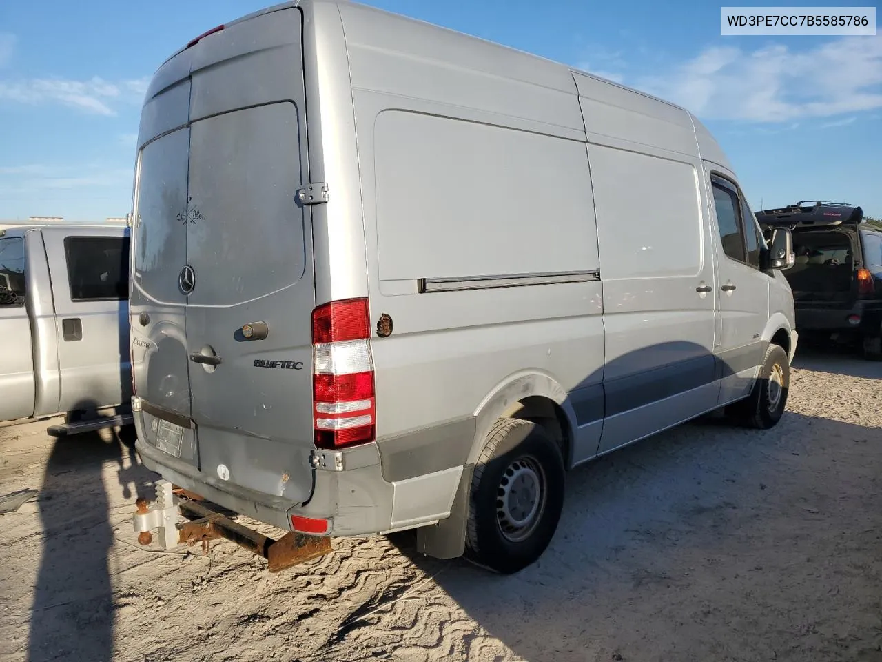 2011 Mercedes-Benz Sprinter 2500 VIN: WD3PE7CC7B5585786 Lot: 76519784