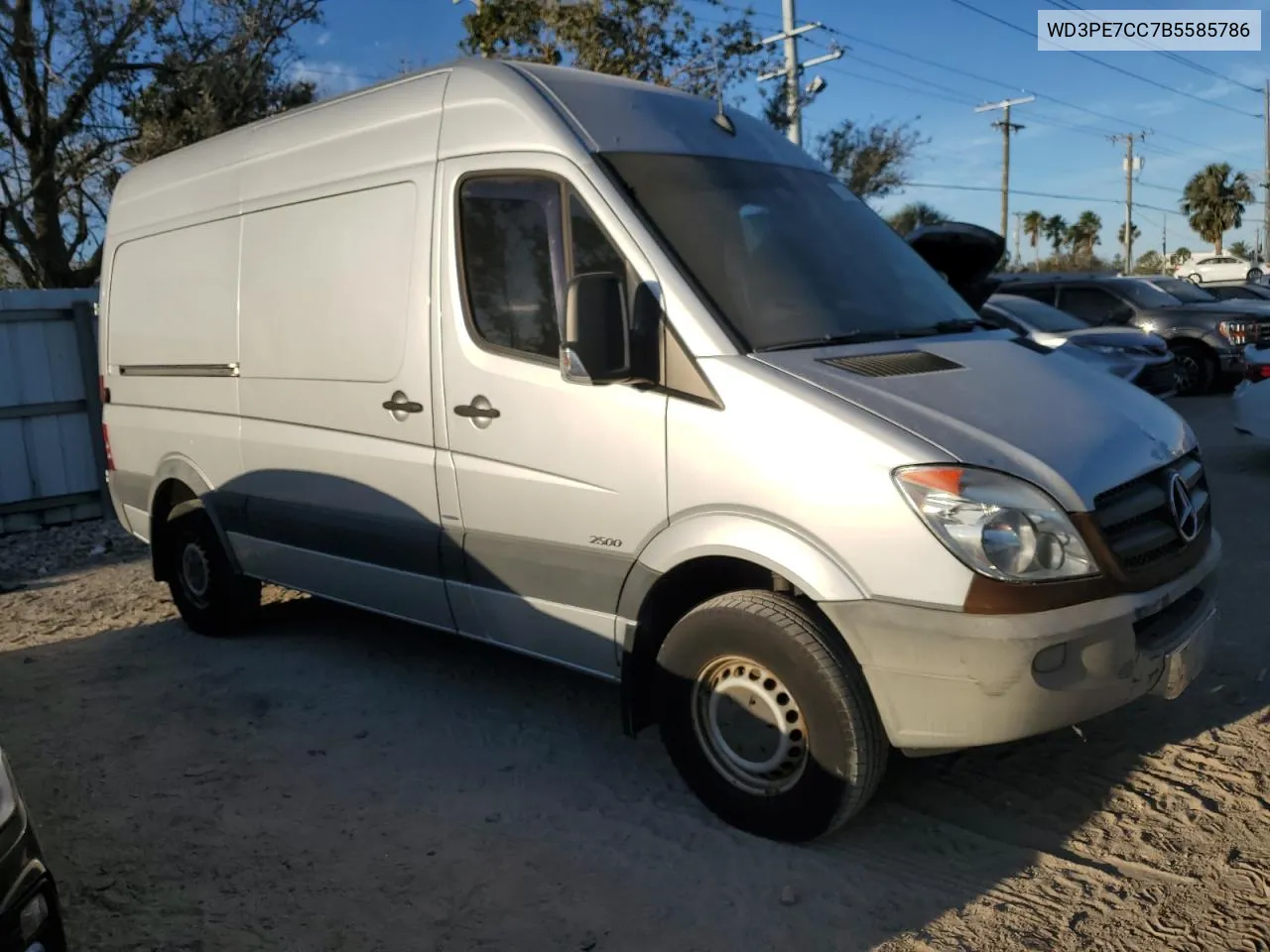 2011 Mercedes-Benz Sprinter 2500 VIN: WD3PE7CC7B5585786 Lot: 76519784