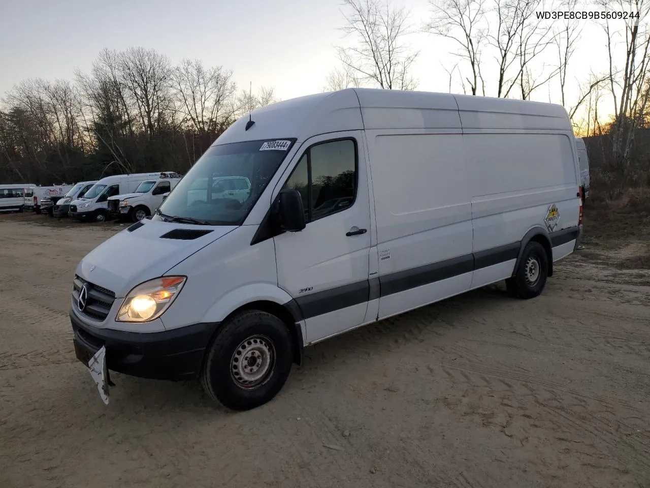 2011 Mercedes-Benz Sprinter 2500 VIN: WD3PE8CB9B5609244 Lot: 79083444