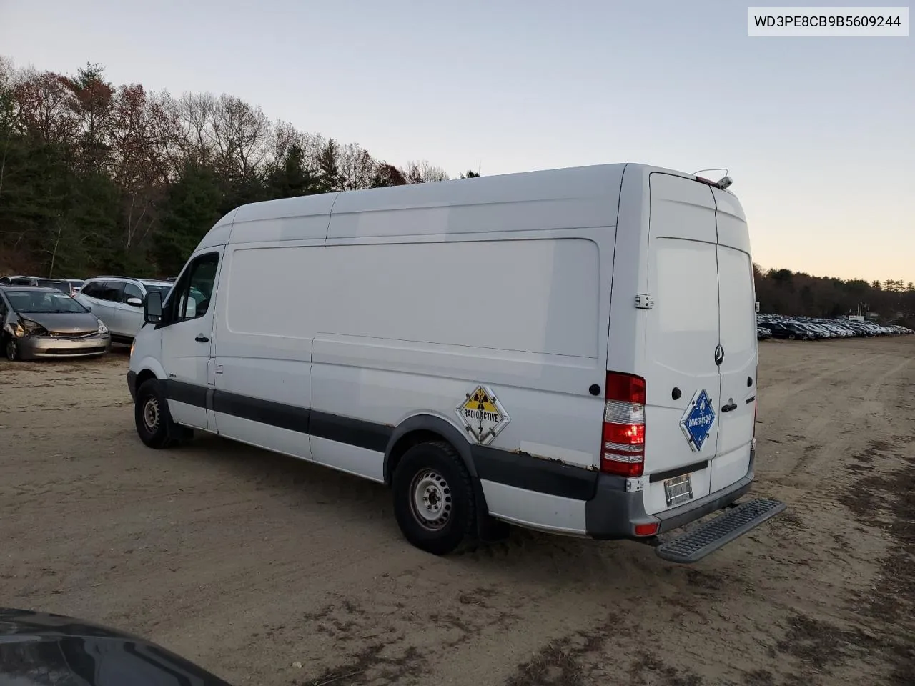 2011 Mercedes-Benz Sprinter 2500 VIN: WD3PE8CB9B5609244 Lot: 79083444