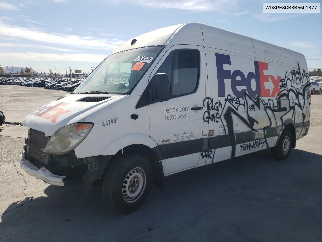 2011 Mercedes-Benz Sprinter 2500 VIN: WD3PE8CB8B5601877 Lot: 79382744