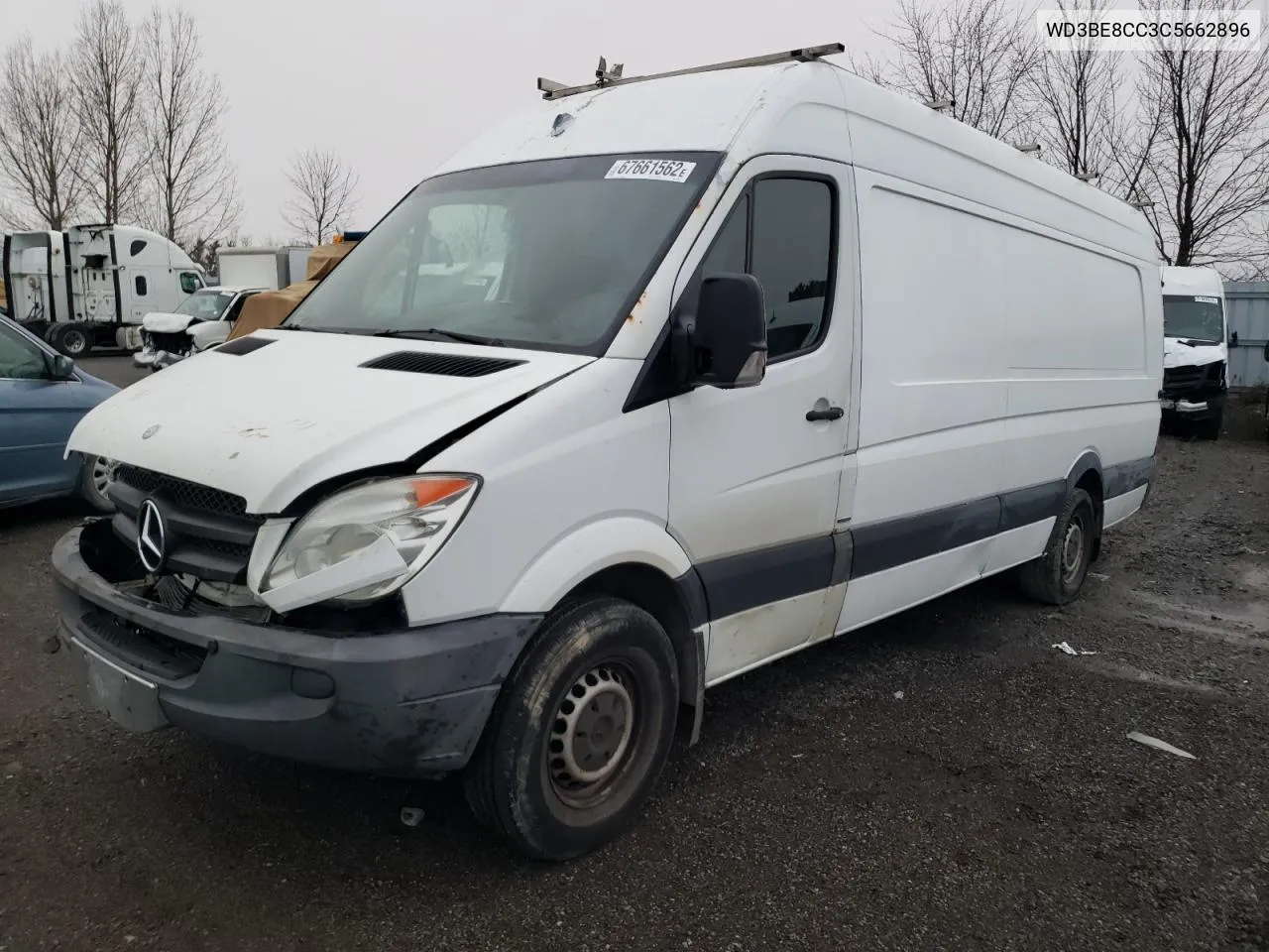 2012 Mercedes-Benz Sprinter 2500 VIN: WD3BE8CC3C5662896 Lot: 67661562