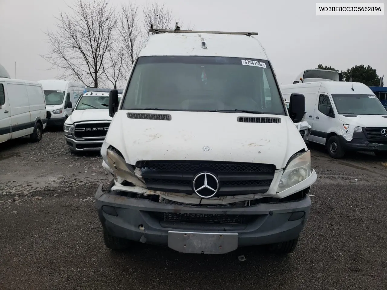 2012 Mercedes-Benz Sprinter 2500 VIN: WD3BE8CC3C5662896 Lot: 67661562