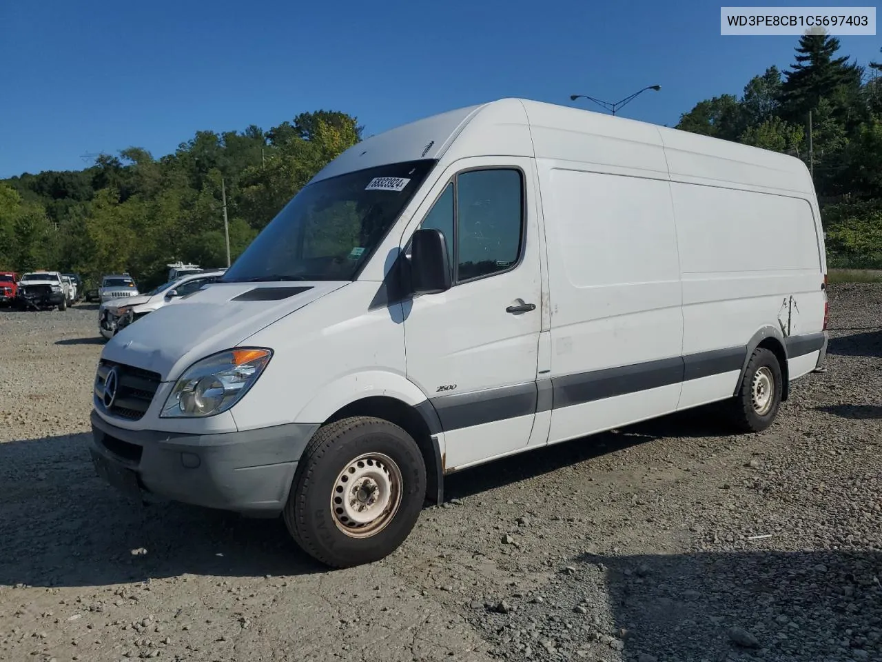 2012 Mercedes-Benz Sprinter 2500 VIN: WD3PE8CB1C5697403 Lot: 68323924