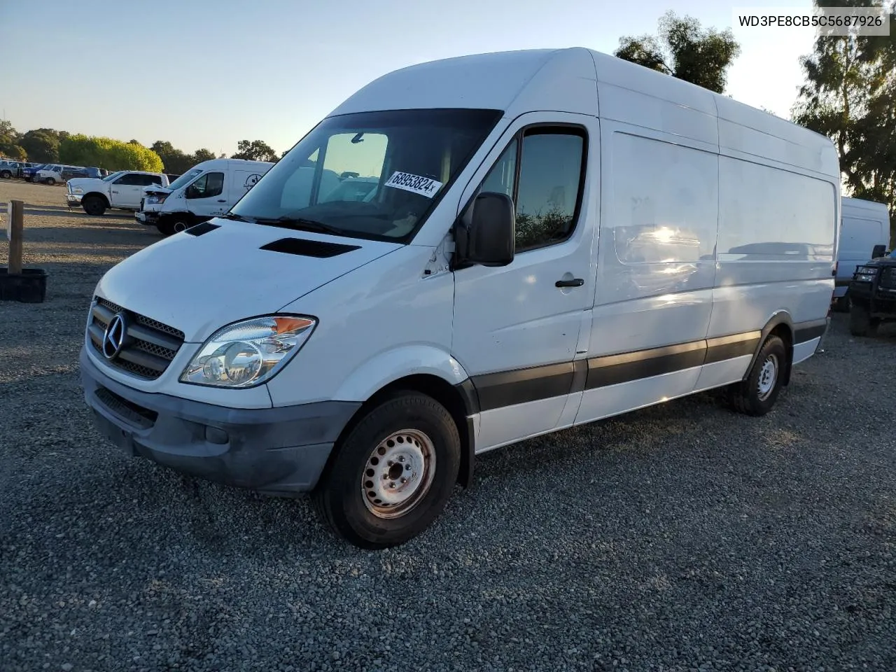 2012 Mercedes-Benz Sprinter 2500 VIN: WD3PE8CB5C5687926 Lot: 68953824