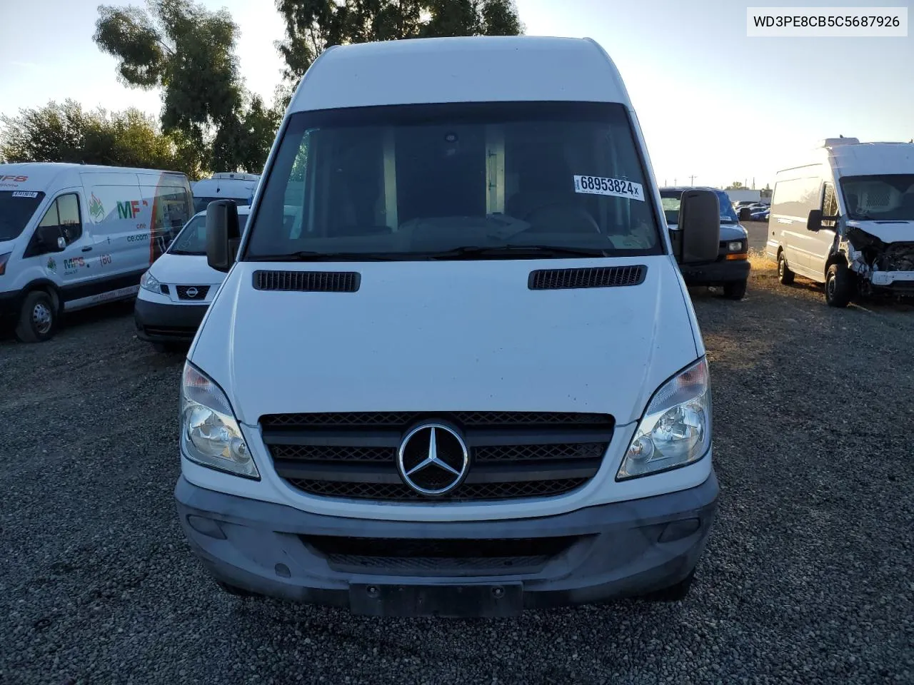 2012 Mercedes-Benz Sprinter 2500 VIN: WD3PE8CB5C5687926 Lot: 68953824