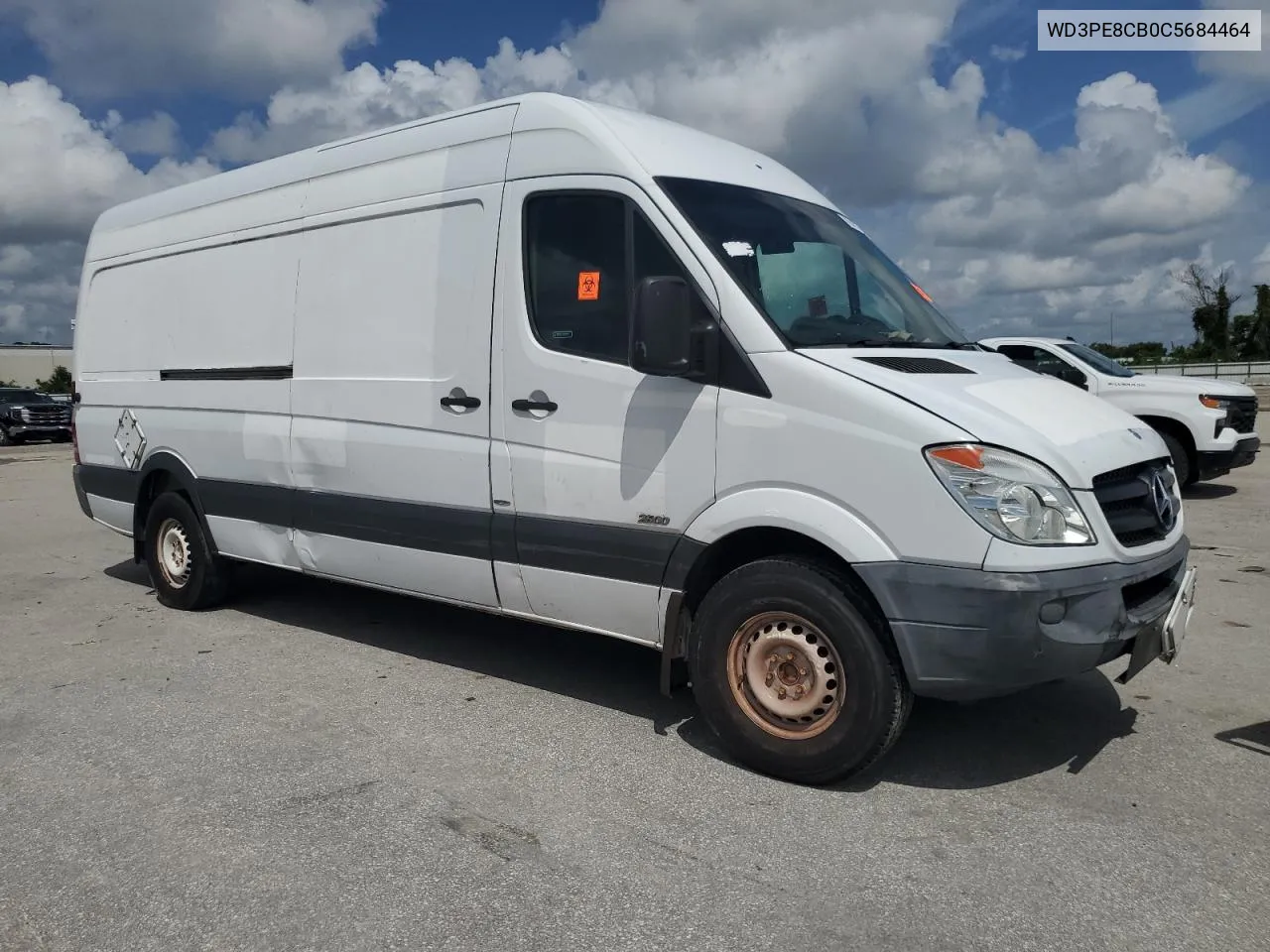 2012 Mercedes-Benz Sprinter 2500 VIN: WD3PE8CB0C5684464 Lot: 70426794